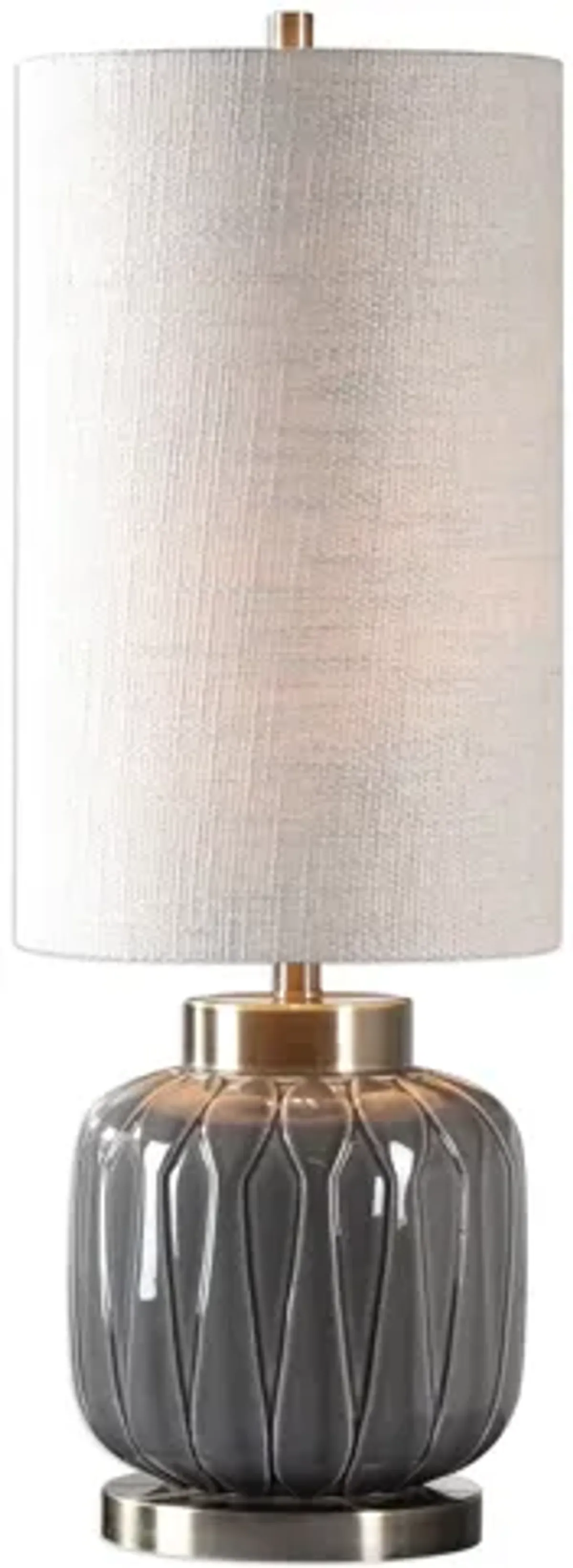 Uttermost Zahlia Aged Gray Ceramic Lamp