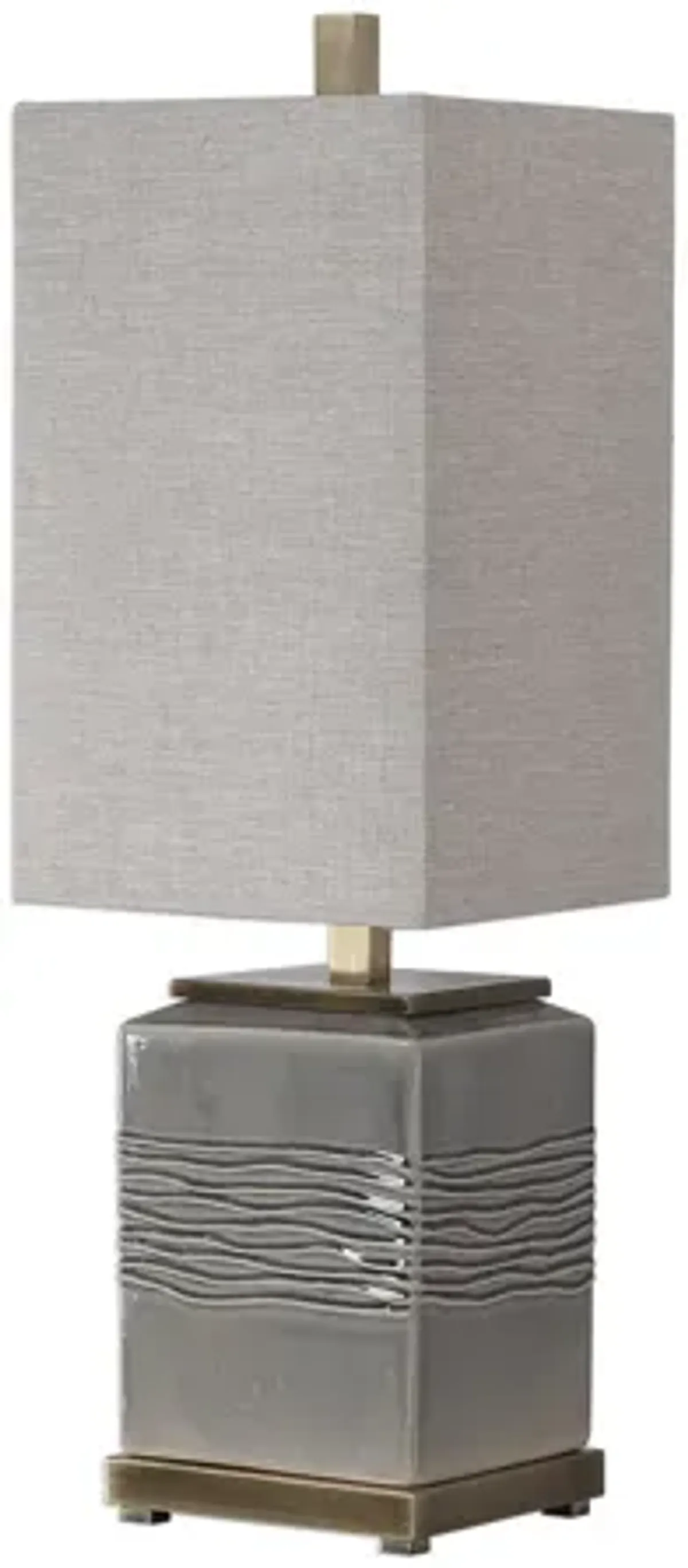 Covey Gray Glaze Buffet Lamp