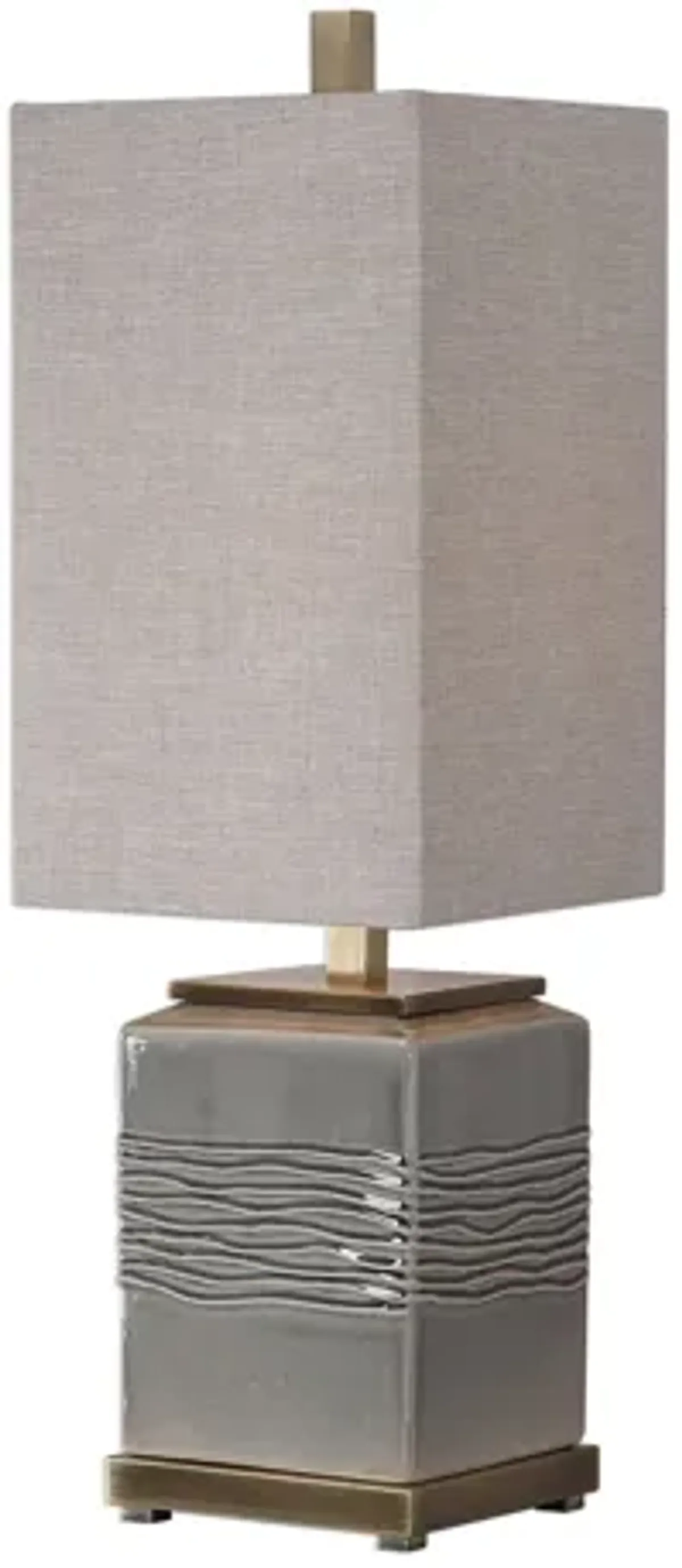 Covey Gray Glaze Buffet Lamp