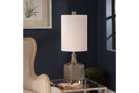 Darrin Gray Table Lamp