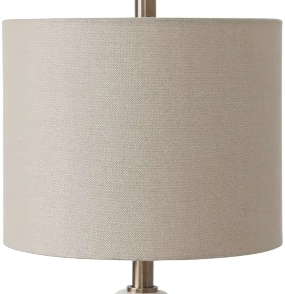 Natania Plated Brass Buffet Lamp