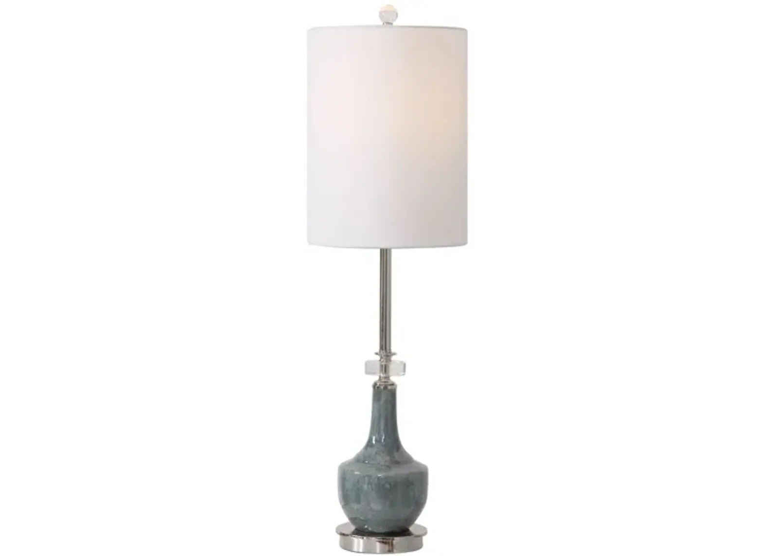 Piers Mottled Blue Buffet Lamp