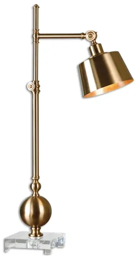 Laton Brushed Brass Task Lamp