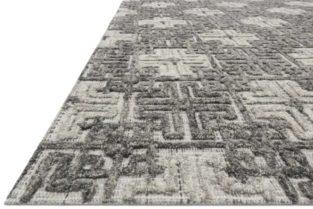 Ehren Geometric Wool 5x8 Area Rug by Loloi