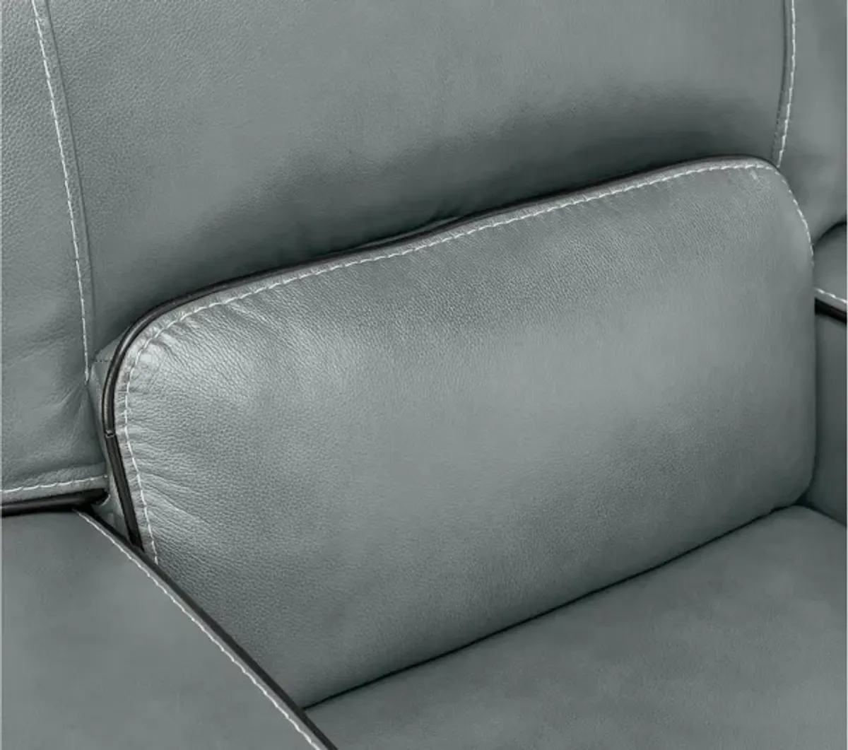 Lotus Leather Dual Power Recliner