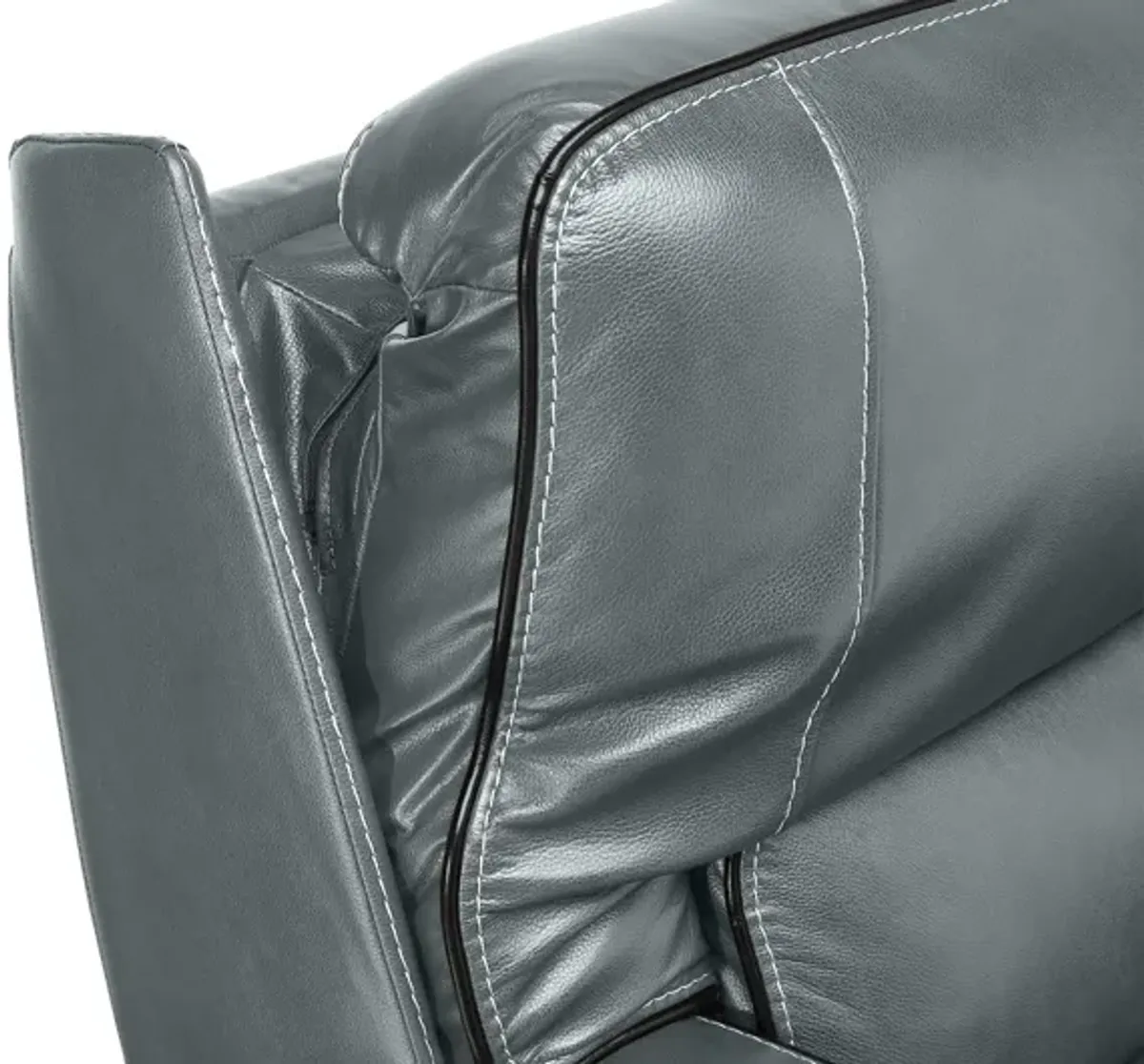 Lotus Leather Dual Power Recliner