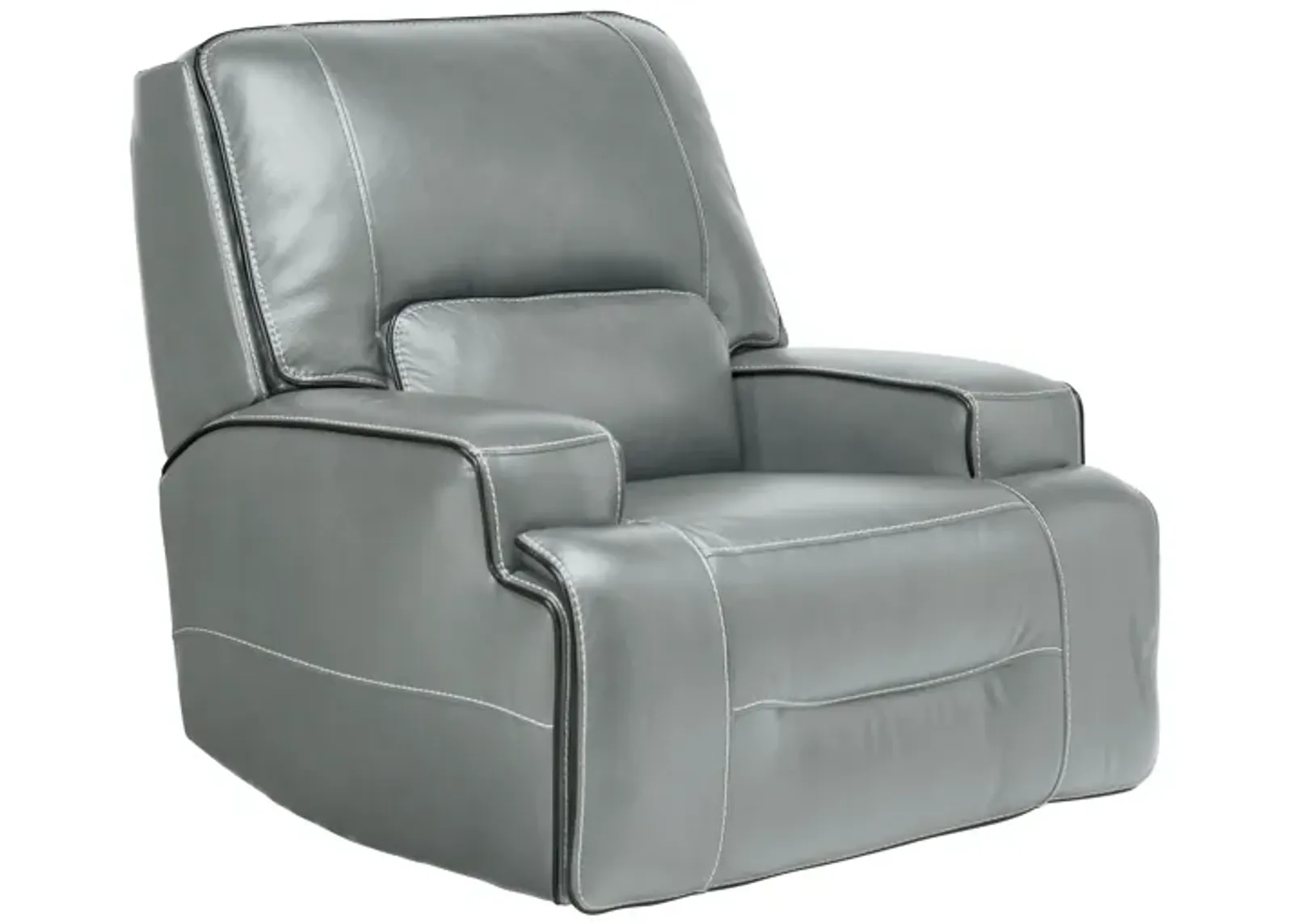 Lotus Leather Dual Power Recliner