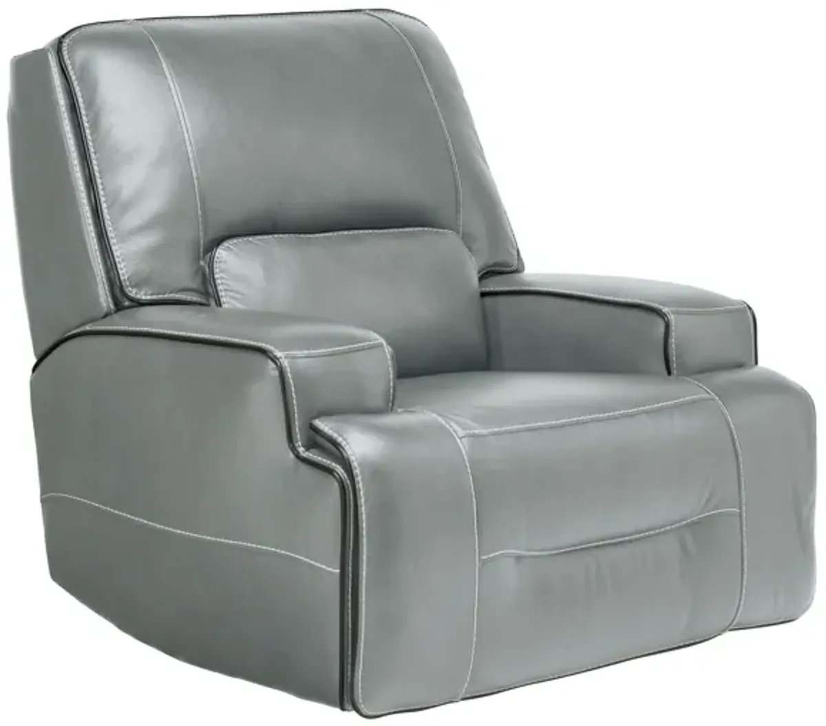 Lotus Leather Dual Power Recliner