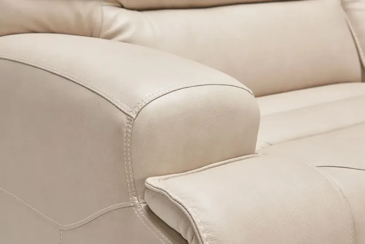 Porter Leather Dual Power Reclining Sofa