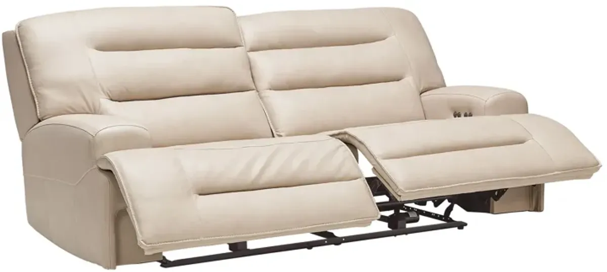 Porter Leather Dual Power Reclining Sofa