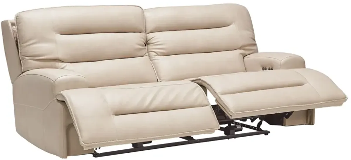 Porter Leather Dual Power Reclining Sofa