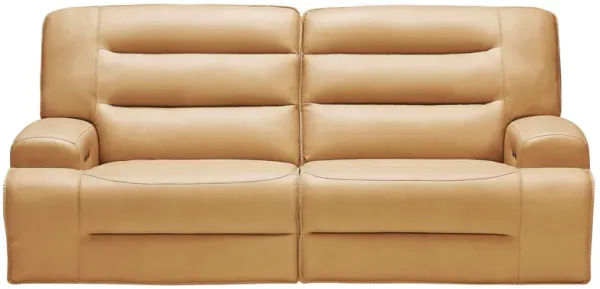 Patton Leather Dual Power Reclining Sofa