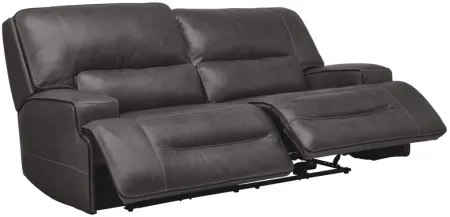 Linden Leather Dual Power Reclining Sofa
