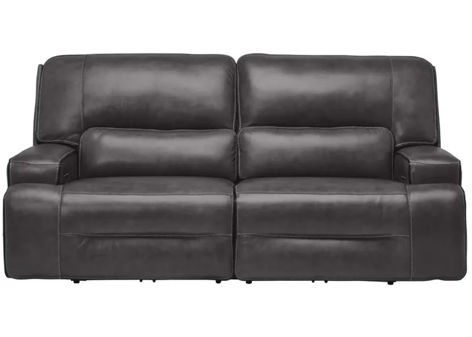 Linden Leather Dual Power Reclining Sofa