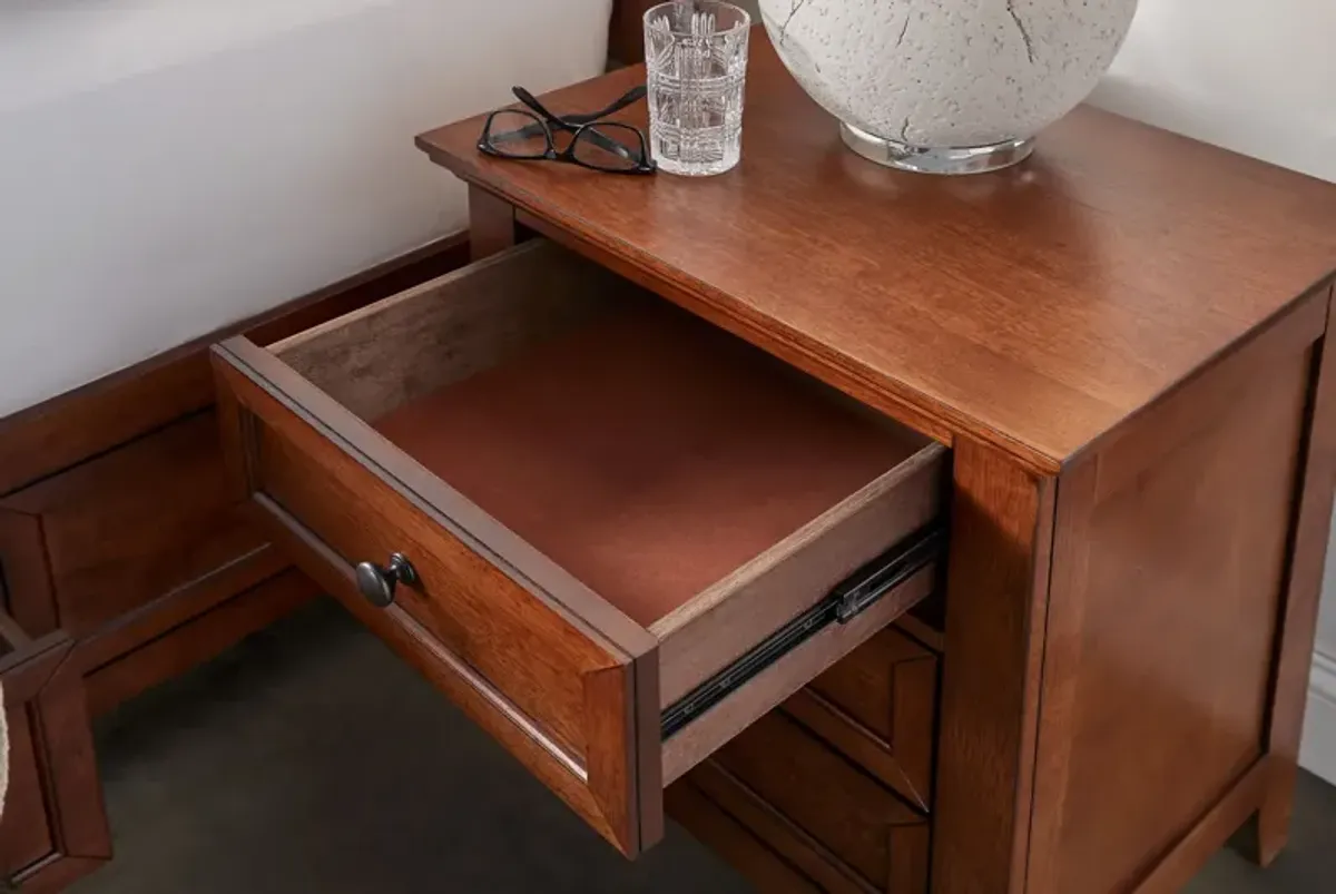 San Mateo Brown Nightstand