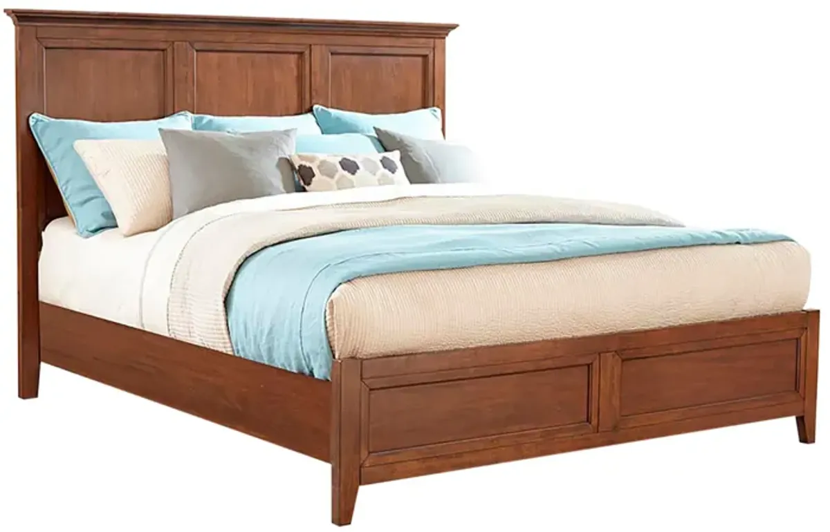 San Mateo Brown Queen Bed