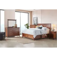San Mateo 5-Piece Solid Wood King Storage Bedroom Set