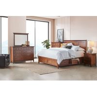 San Mateo 5-Piece Solid Wood Queen Storage Bedroom Set