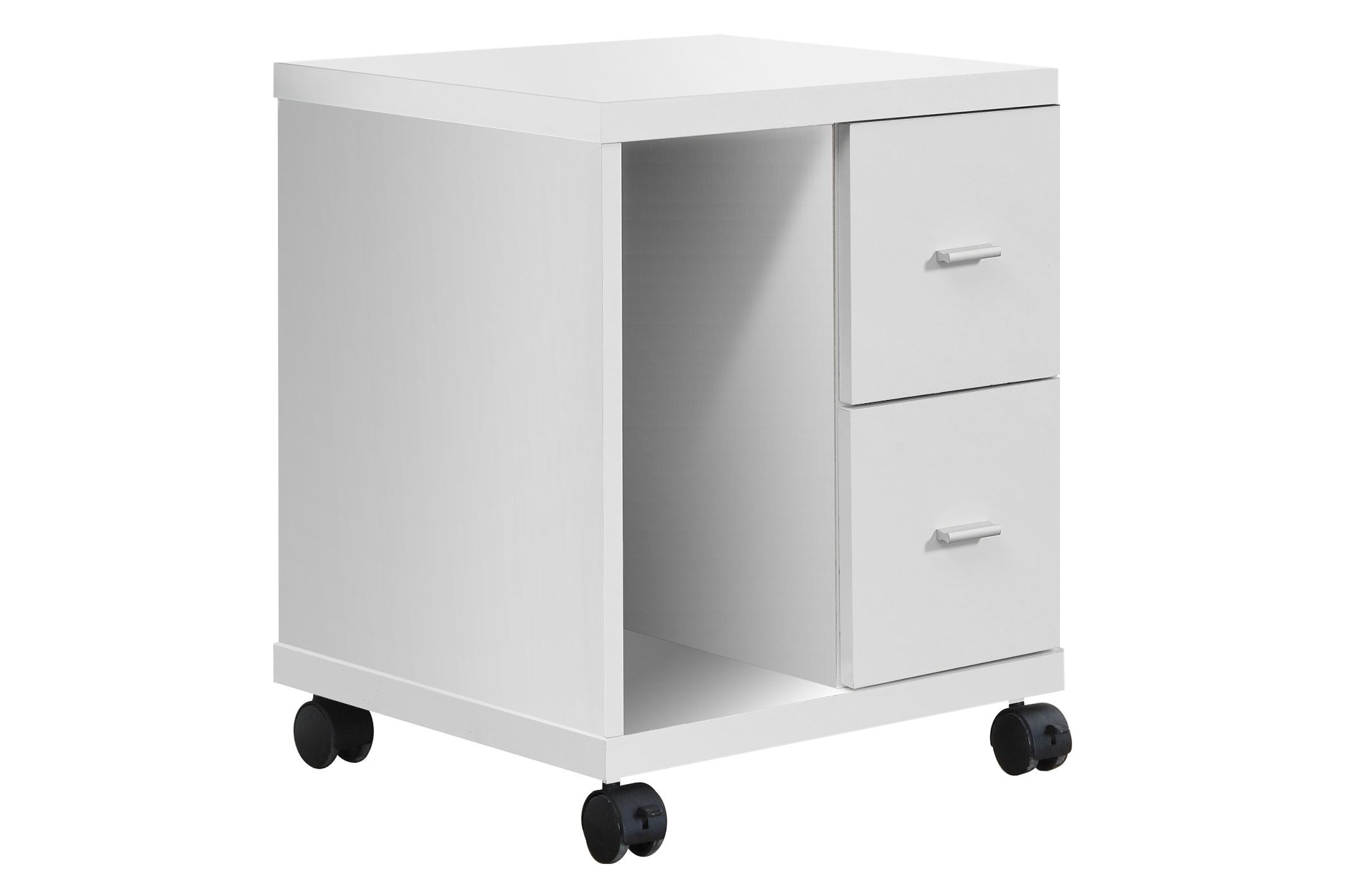 Belton White Office with 2 Drawers