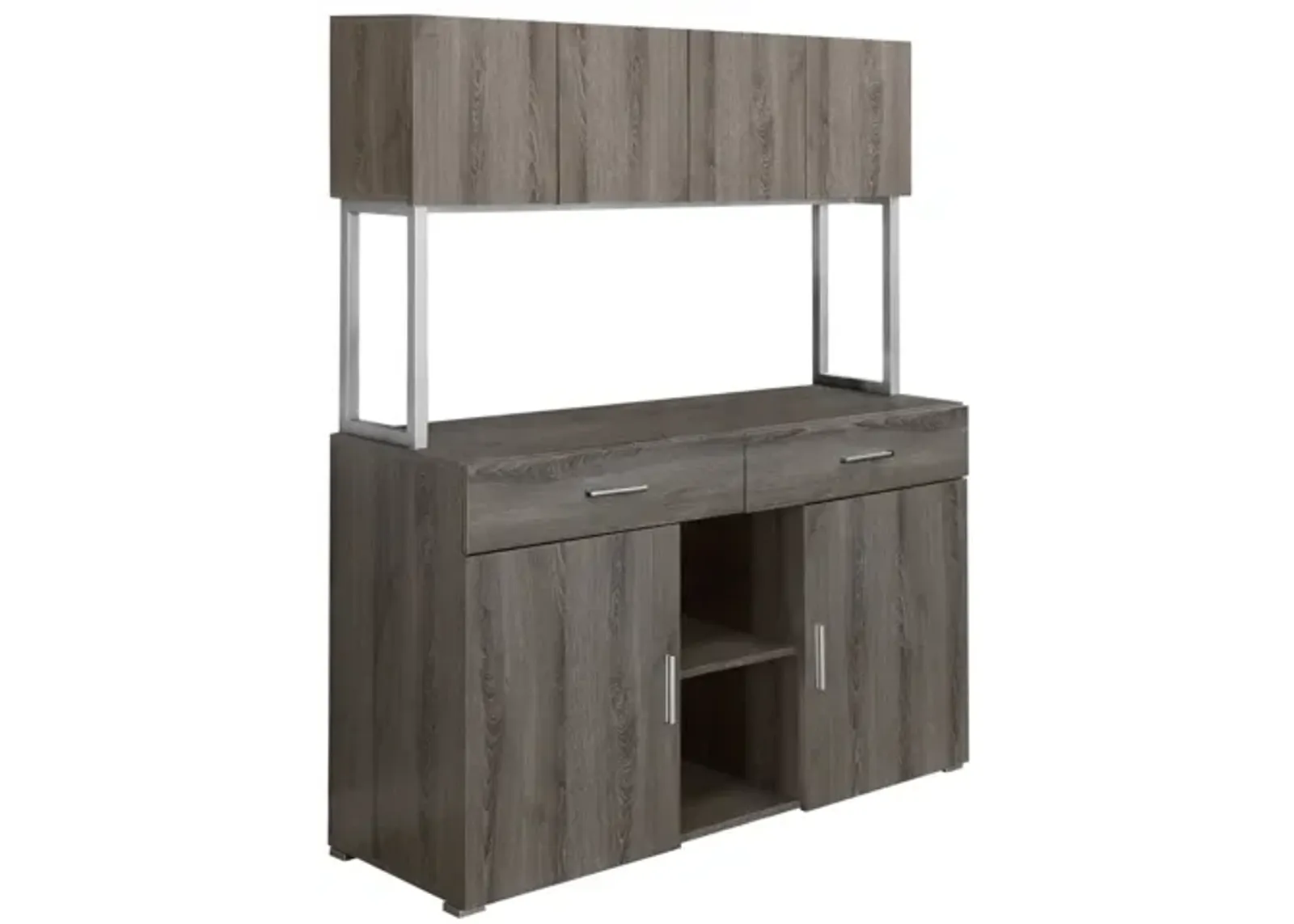 Office Cabinet - 48"L / Dark Taupe Storage Credenza