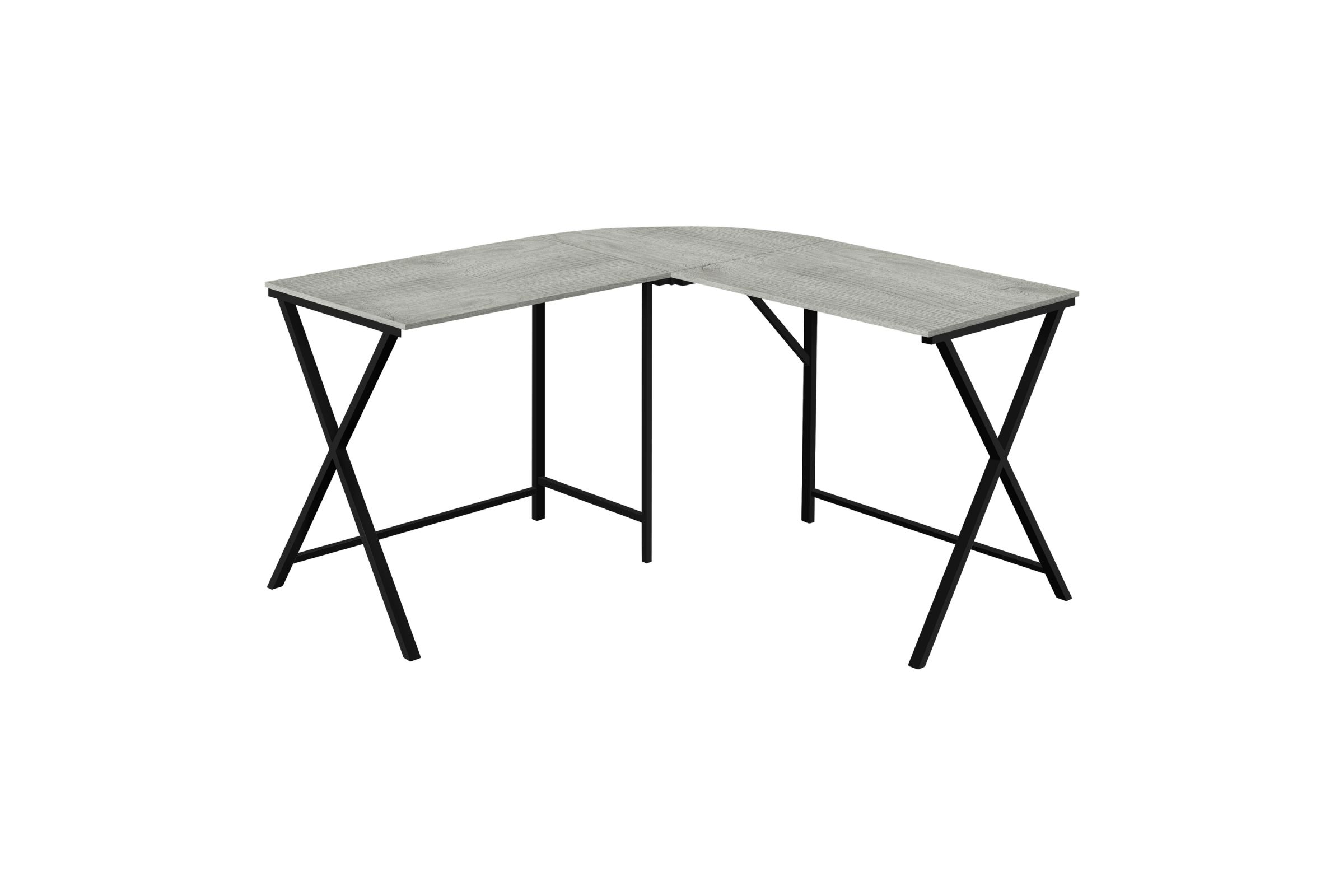 Hart 55" LShaped Grey Top Computer Desk