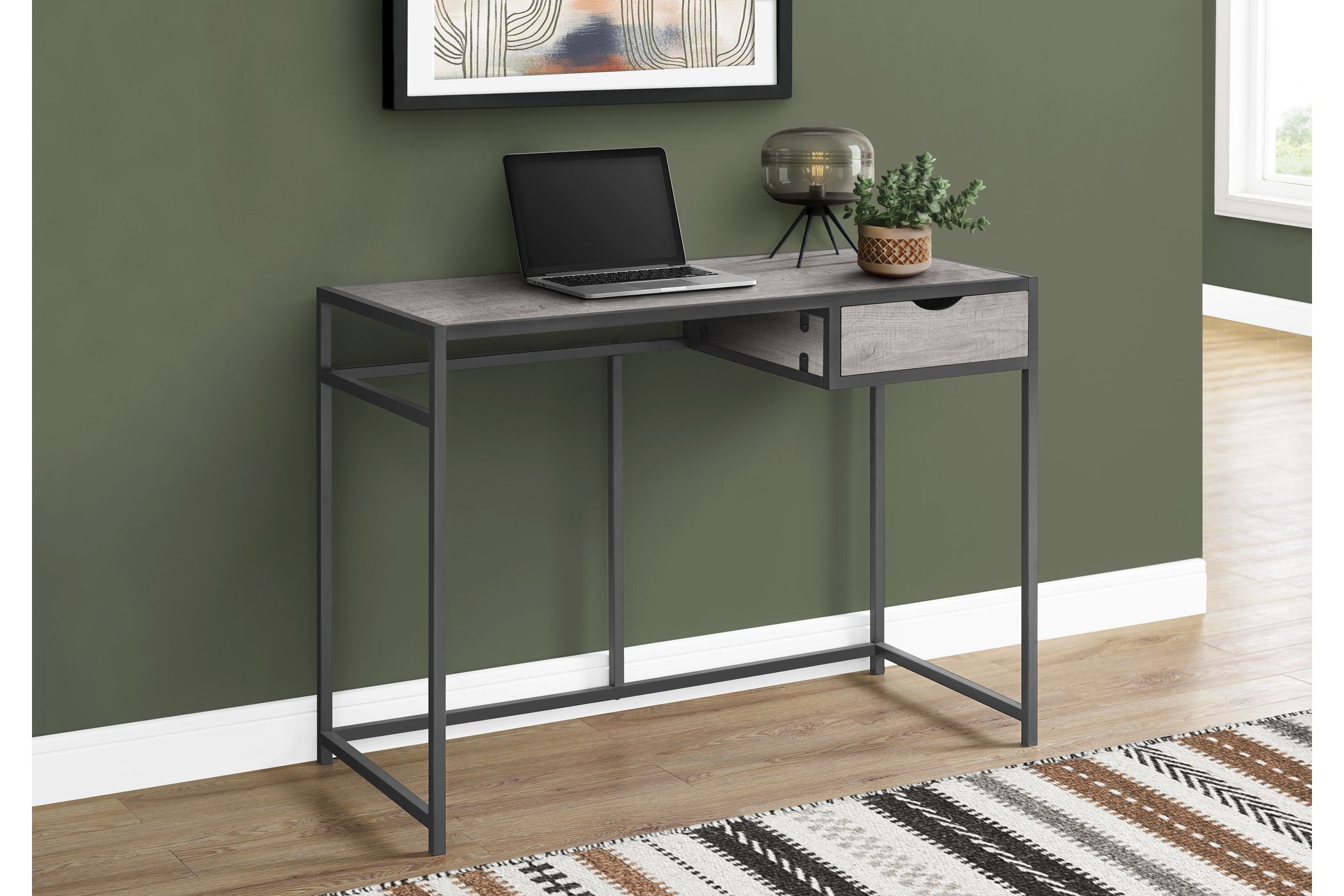 Kalsh 42" Grey Computer Desk