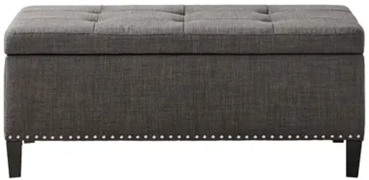 Micah Tufted Top Storage Bench