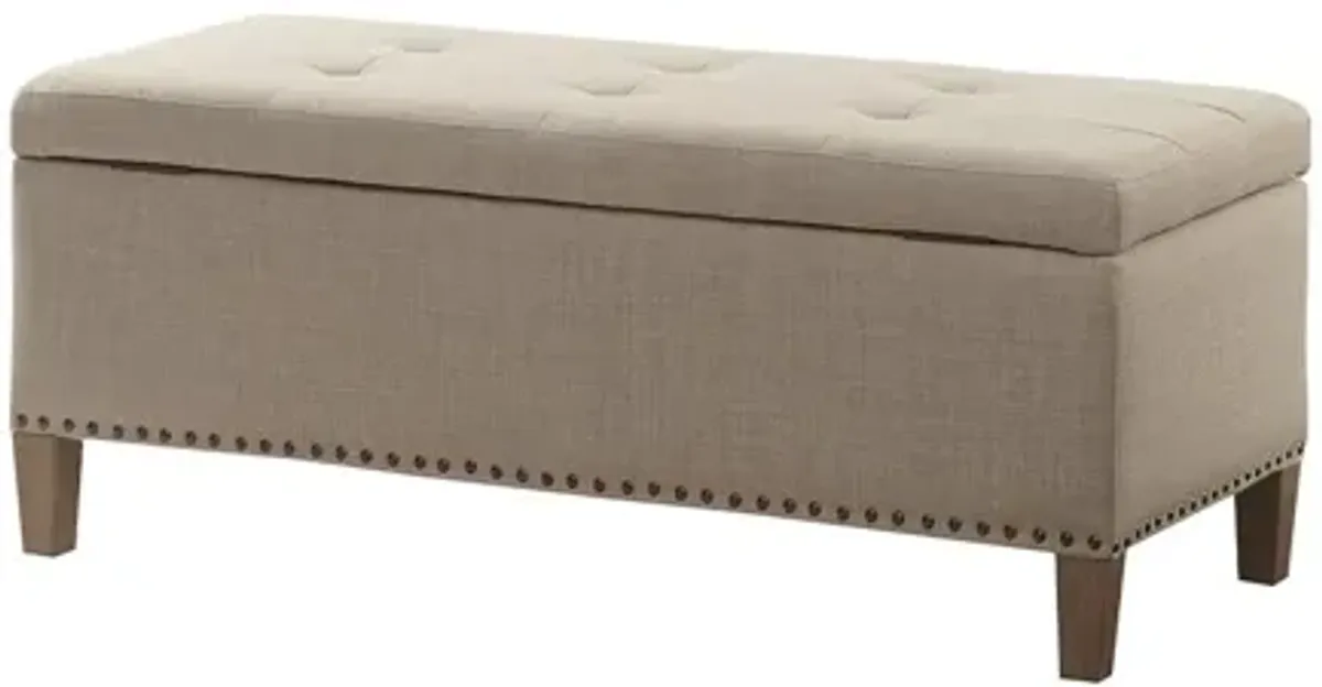 Micah Tufted Top Storage Bench