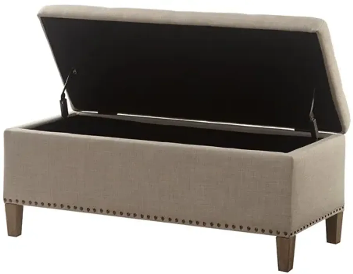 Micah Tufted Top Storage Bench