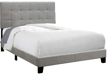 Bed - Full Size / Grey Linen