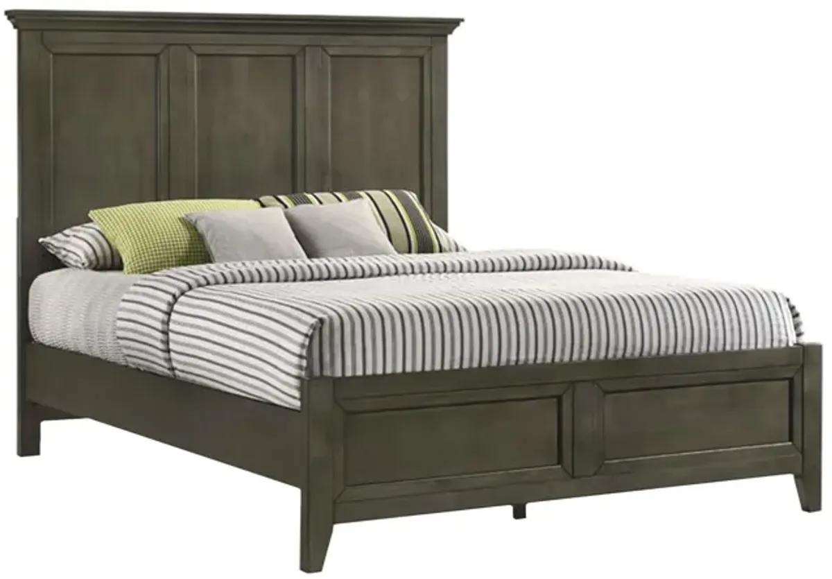 San Mateo Grey Queen Bed