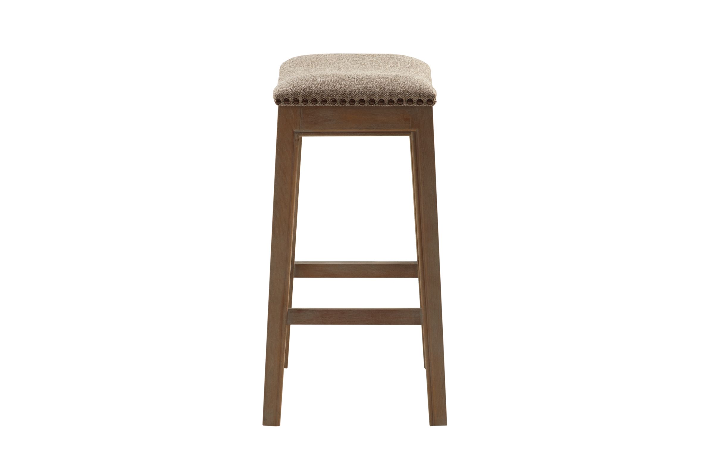 Belle Saddle Counter Stool in Linen