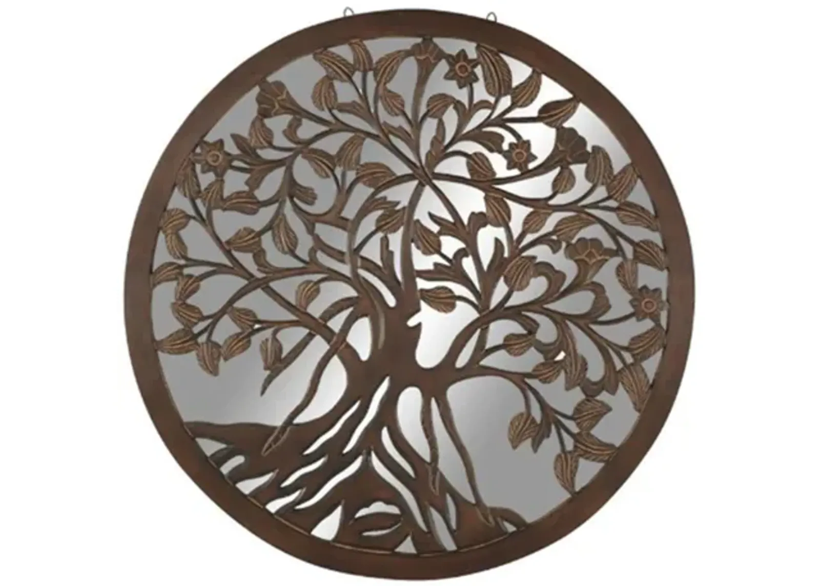 Wood Mirror Wall Art