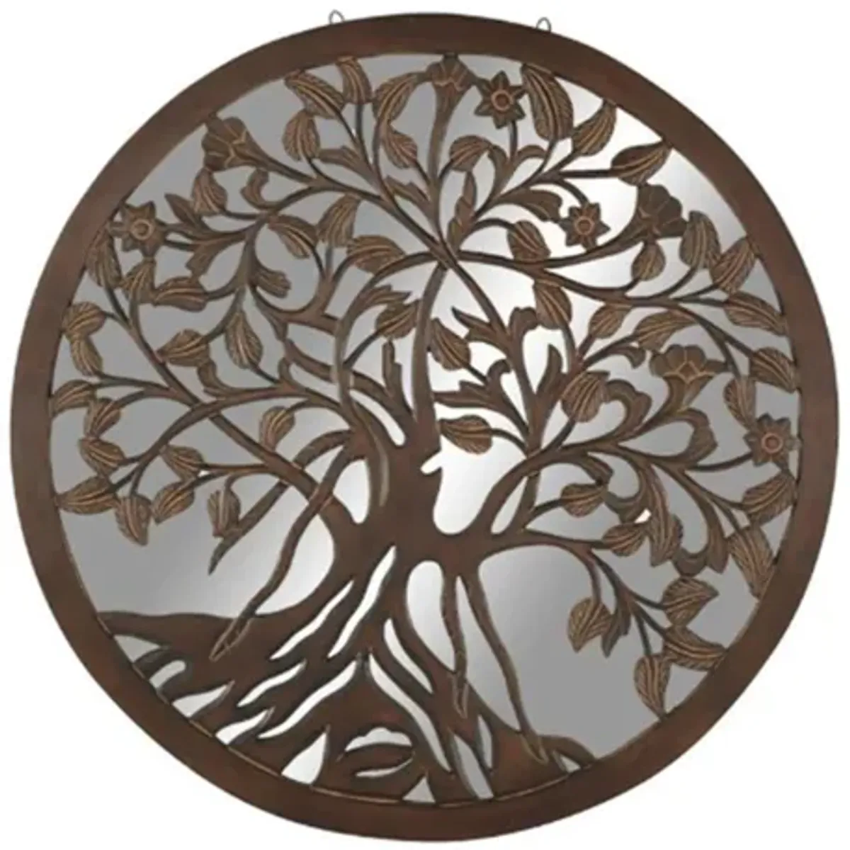 Wood Mirror Wall Art