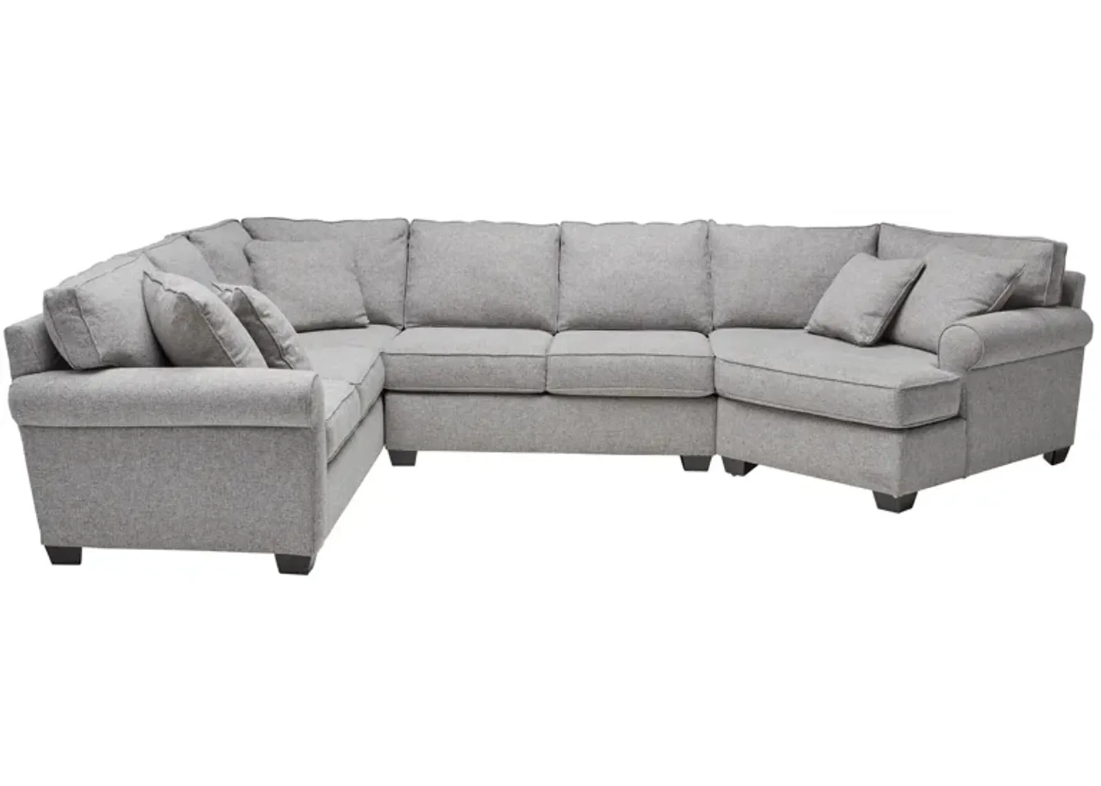 Marisol 3-Piece Sectional with Right Arm Facing Cuddler Chaise by Detroit Furniture Collection