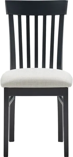 Anni Upholstered Dining Chair in Onyx Finish by Gascho