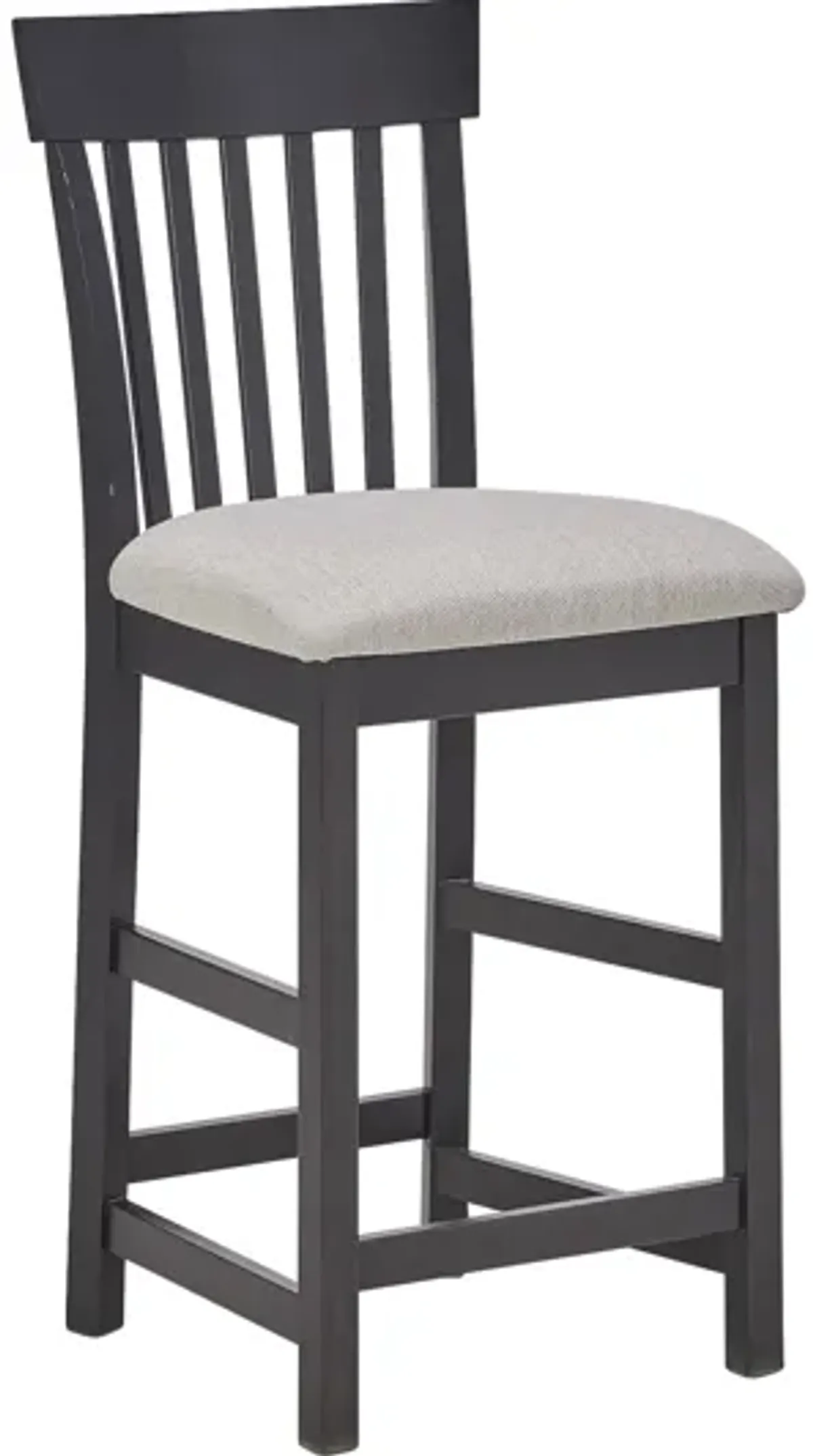 Anni Upholstered Counter Stool in Onyx Finish by Gascho