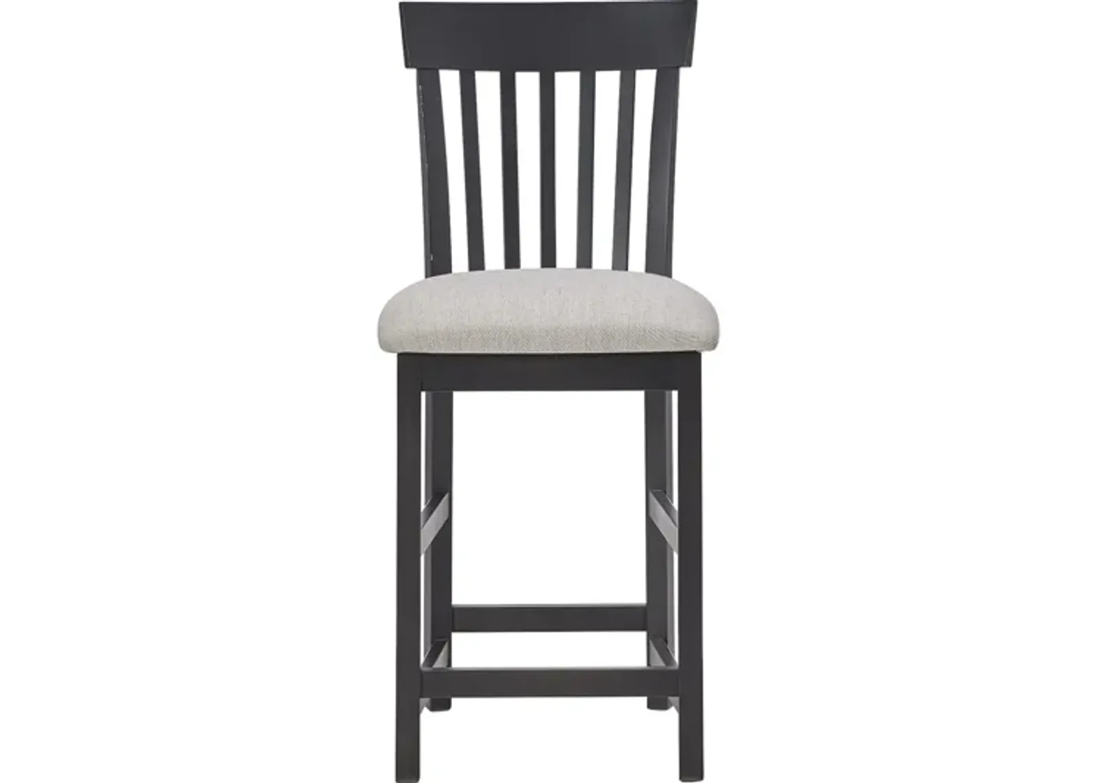 Anni Upholstered Counter Stool in Onyx Finish by Gascho