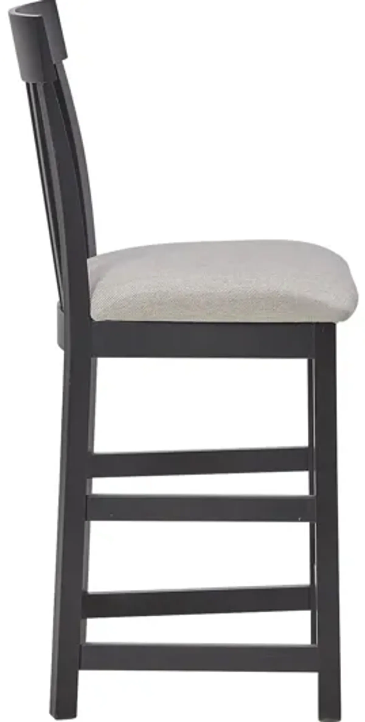 Anni Upholstered Counter Stool in Onyx Finish by Gascho