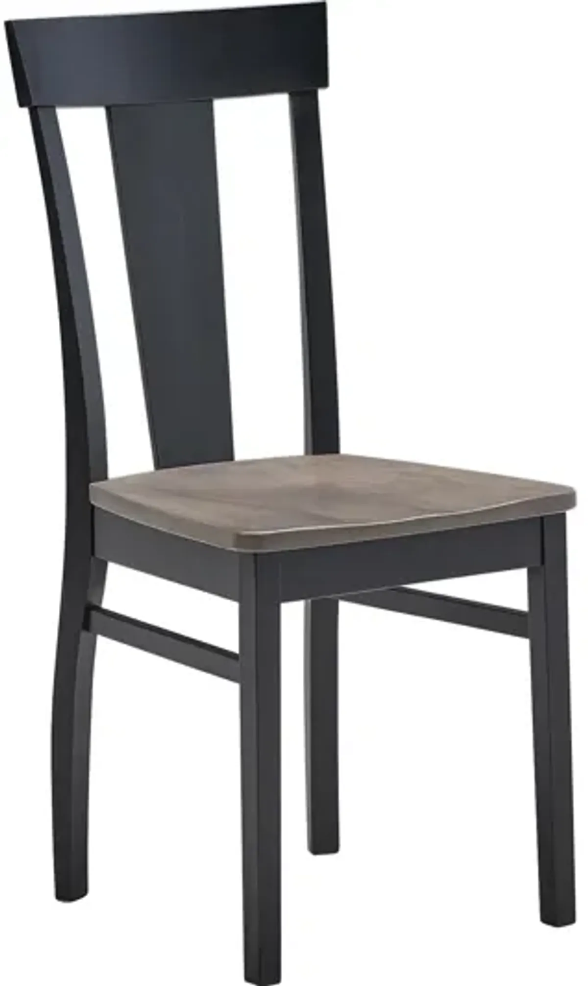 Anni Dining Chair with Driftwood Finish Seat and Onyx Frame by Gascho