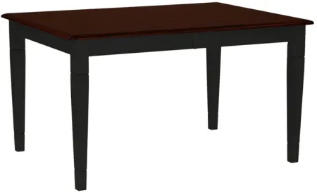 Anni Solid Maple Table with Auburn Finish + 6 Upholstered Chairs by Gascho