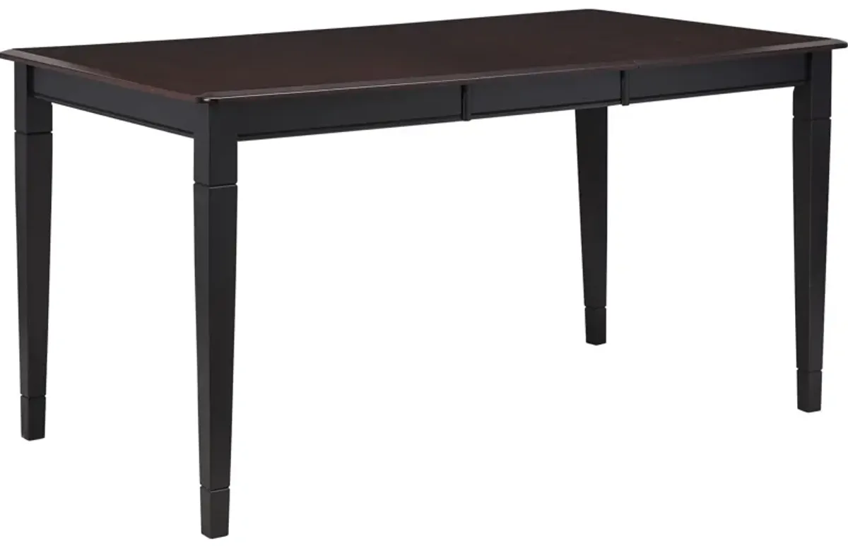 Anni Gathering Table with Auburn Finish + 6 Upholstered Stools by Gascho