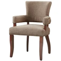 Delia Arm Dining Chair with Nail Head Trim
