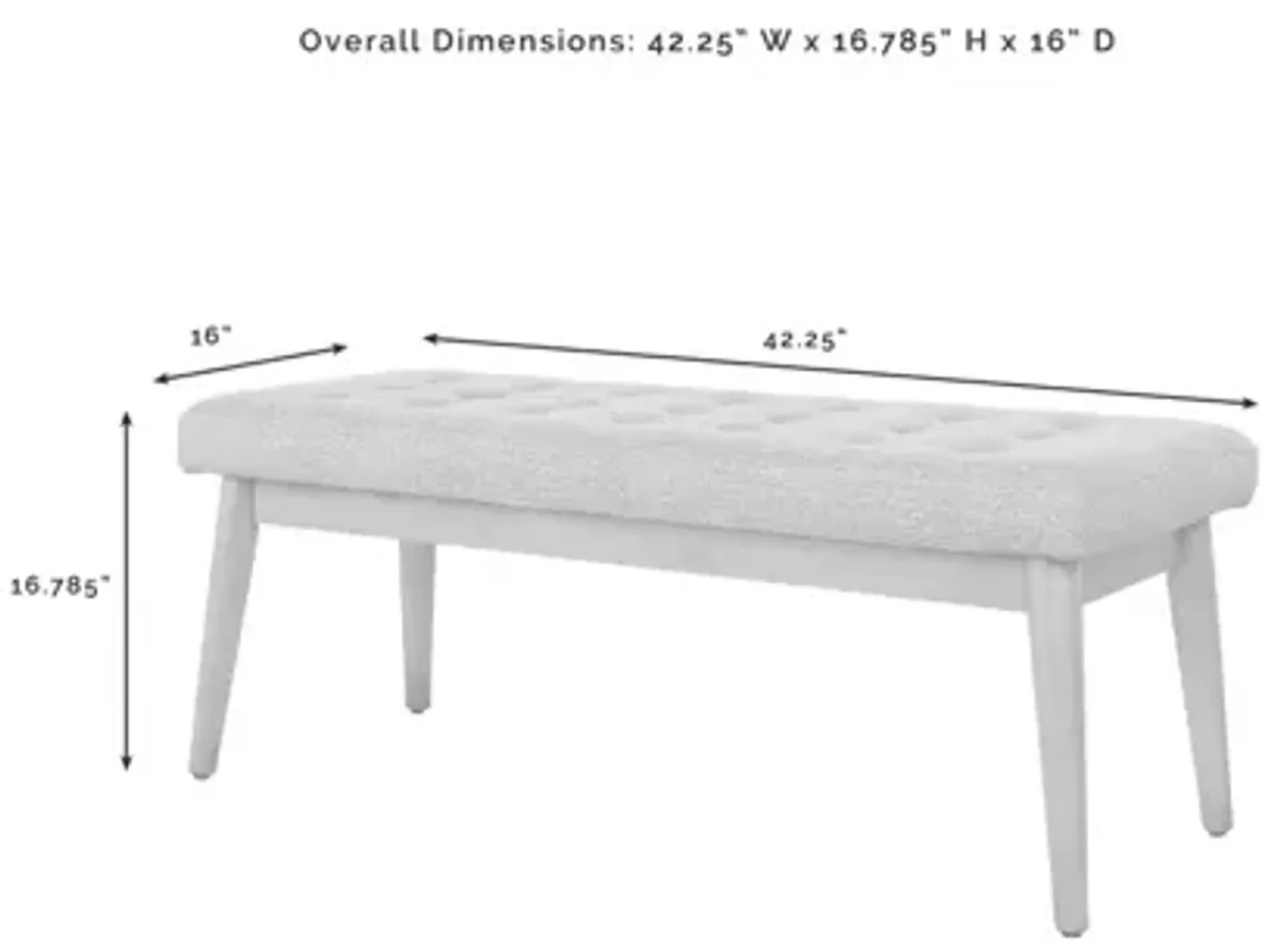 Landon Upholstered Bench Acorn