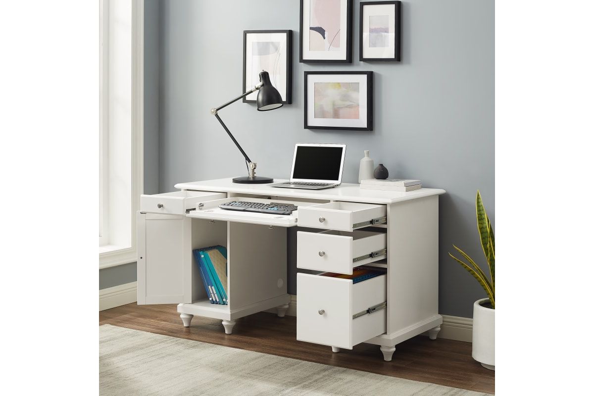 Palmetto Computer Desk White
