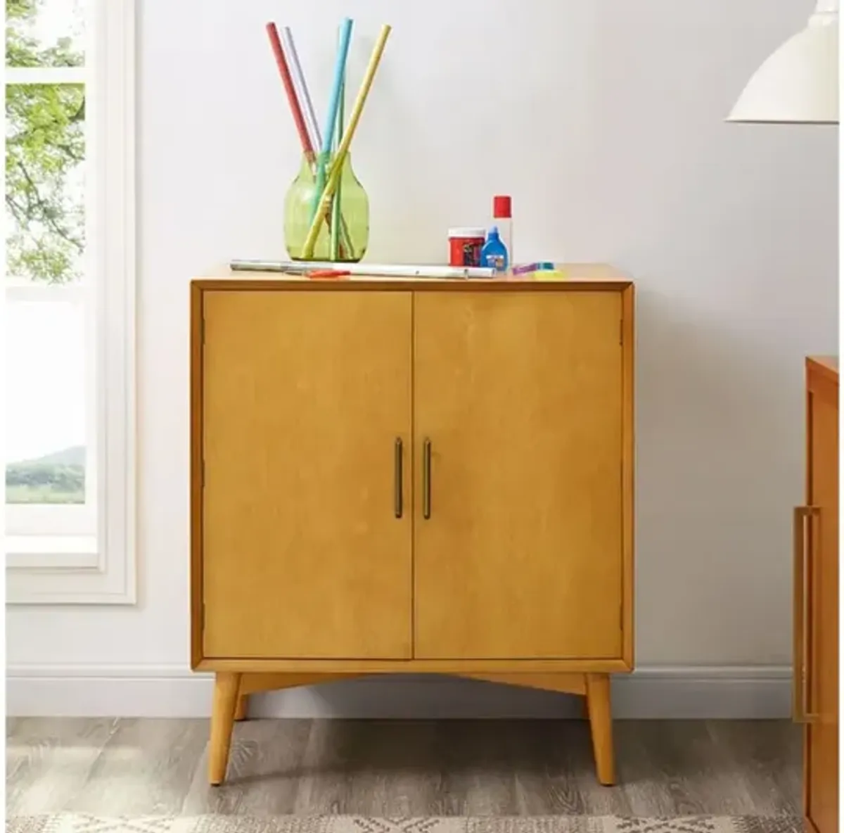 Landon Bar Cabinet Acorn