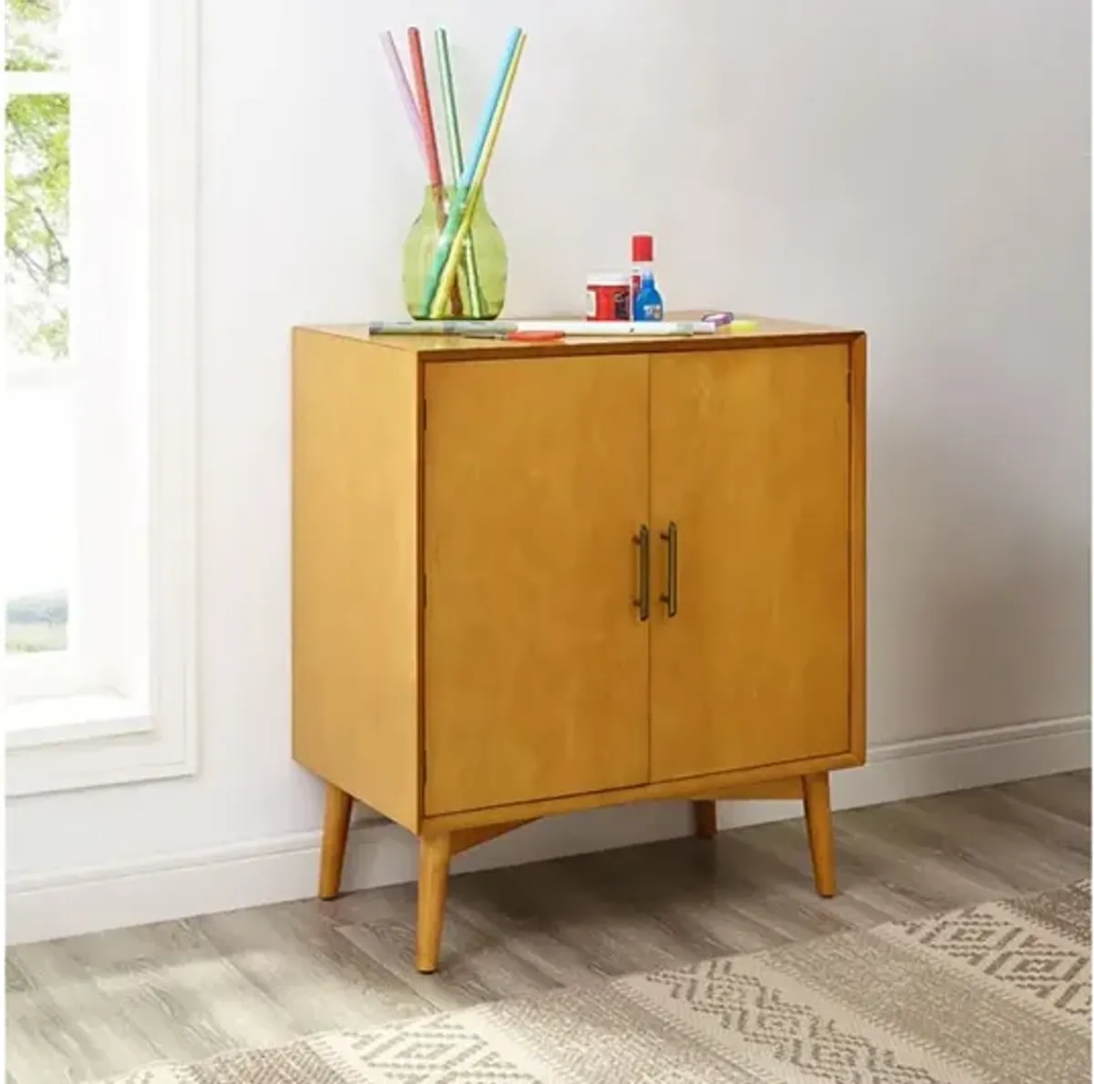 Landon Bar Cabinet Acorn