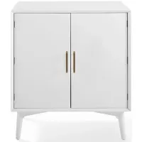 Landon Bar Cabinet White