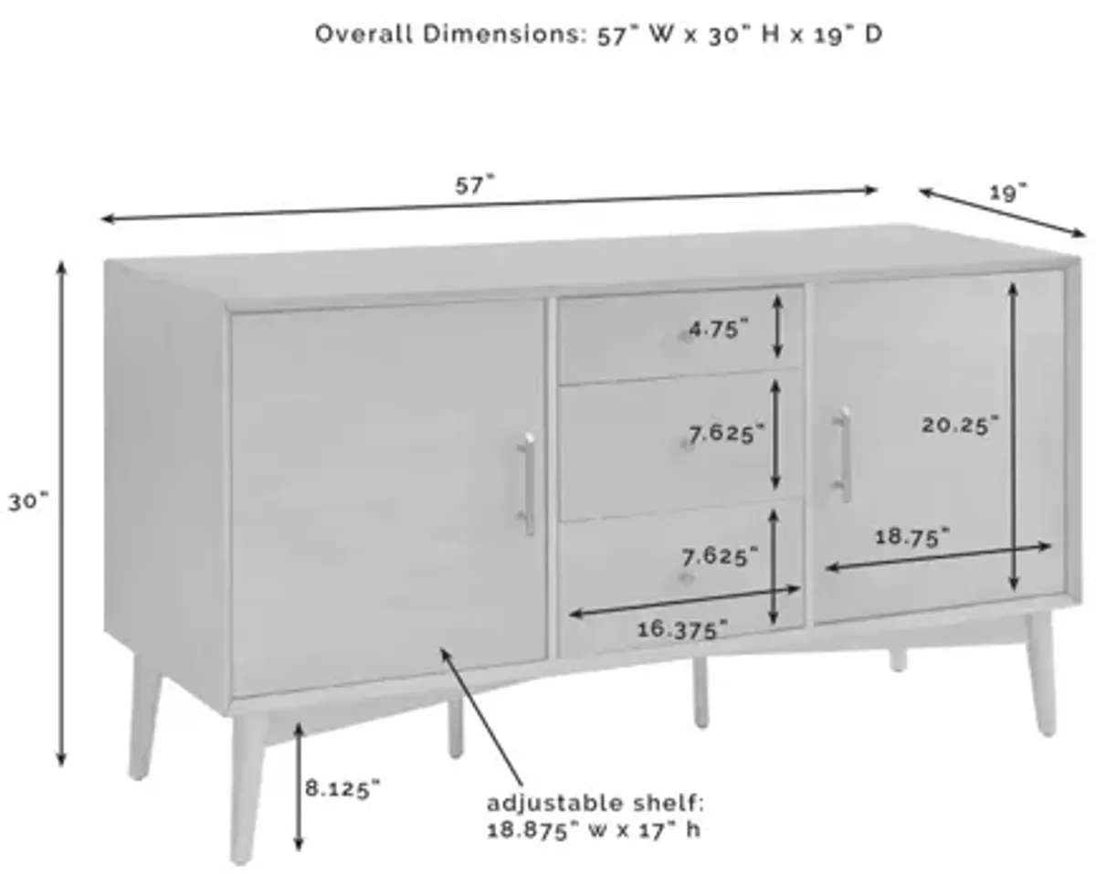 Landon Sideboard White