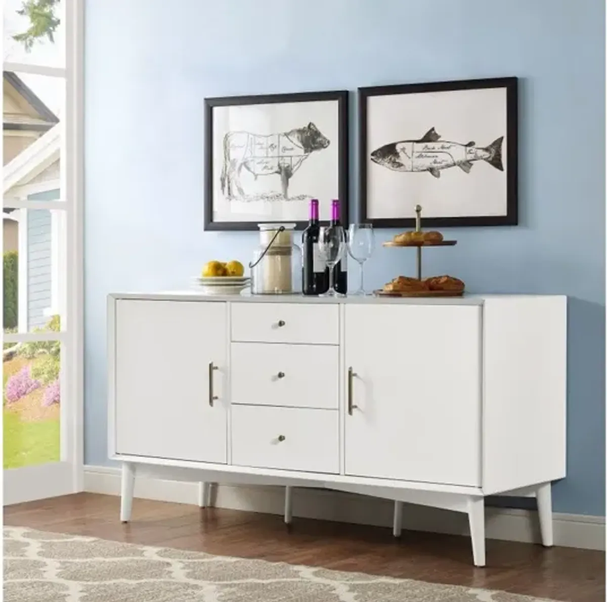 Landon Sideboard White